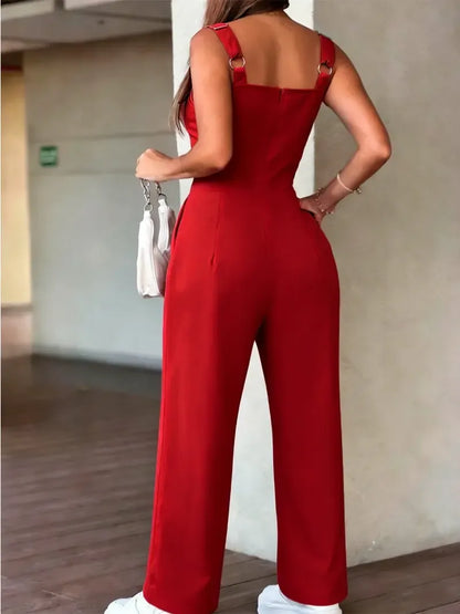 Women's Sleeveless Overalls