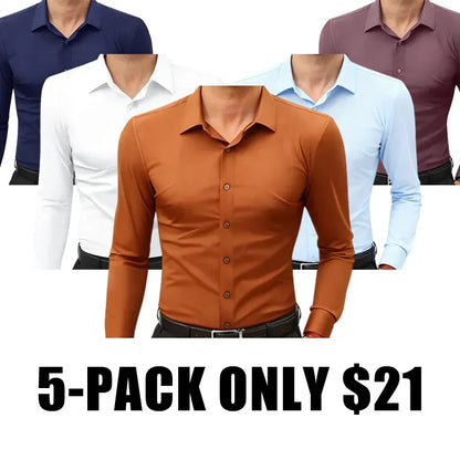 Men’s Long-Sleeve Stretch Shirt