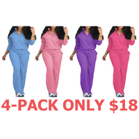 4-Pack (Light Blue,Baby Pink,Purple,Hot Pink)