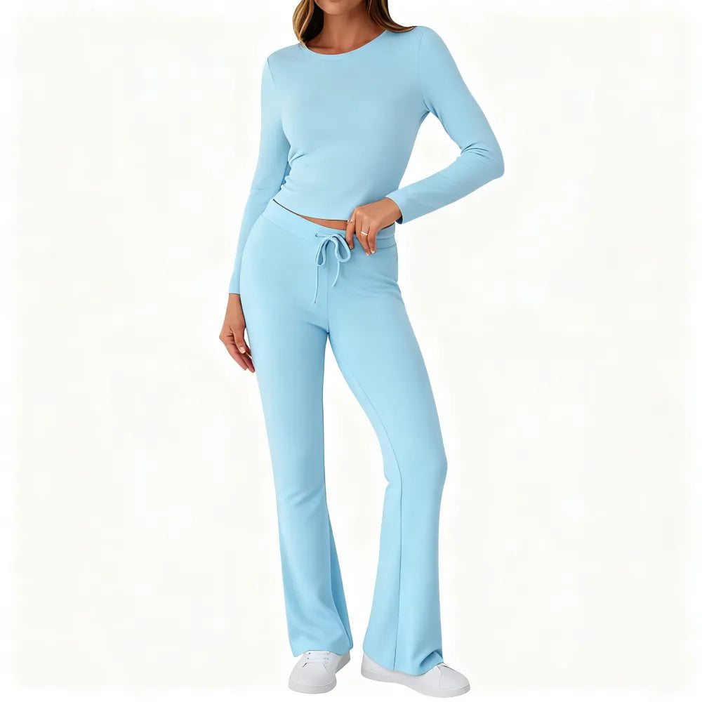 Women's Fall Casual Two-Piece Long-Sleeve Set