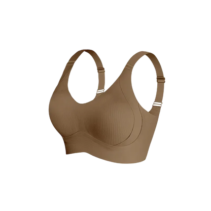 Women's Solid Wireless Bra, ComfortableBreathable Push Up Bra