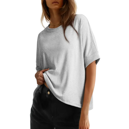 🔥Women'S Tops For Women 2026 Loose Oversized Basic Tee Comfortable Soft Fabric Flattering Fit