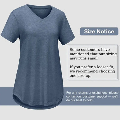 V Neck T Shirts for Women