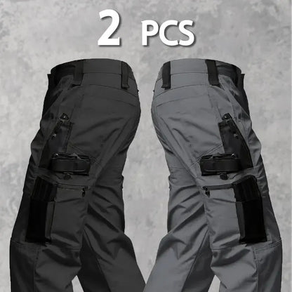 Men's Solid Color Tactical Work Pants