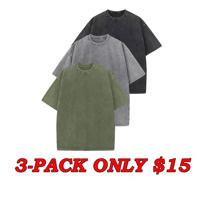 Acid Wash Unisex Oversized Cotton Comfort Tee