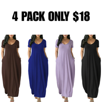 4 pack A for $18 (4 different colors)