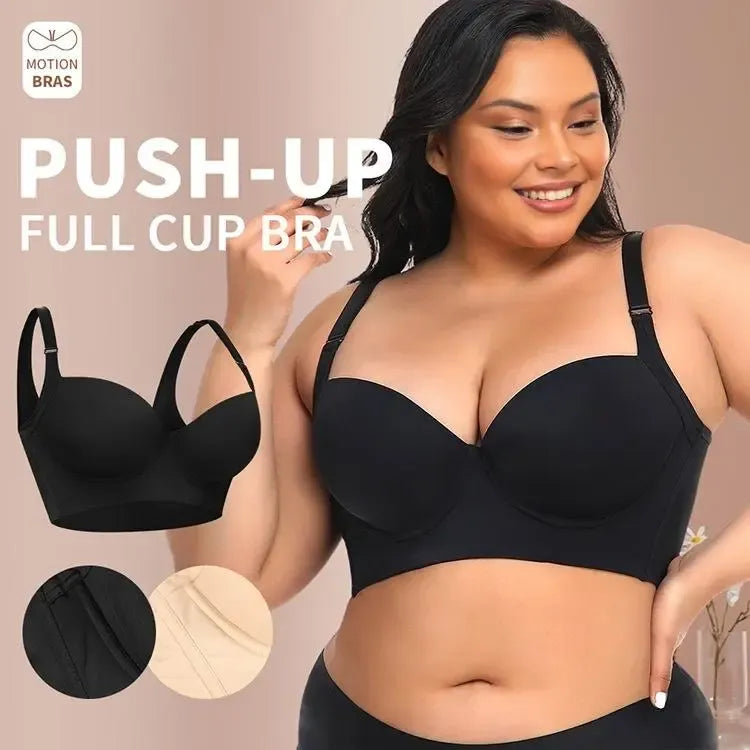 Plus size girls' bra, comfortable, slimming and anti-sagging