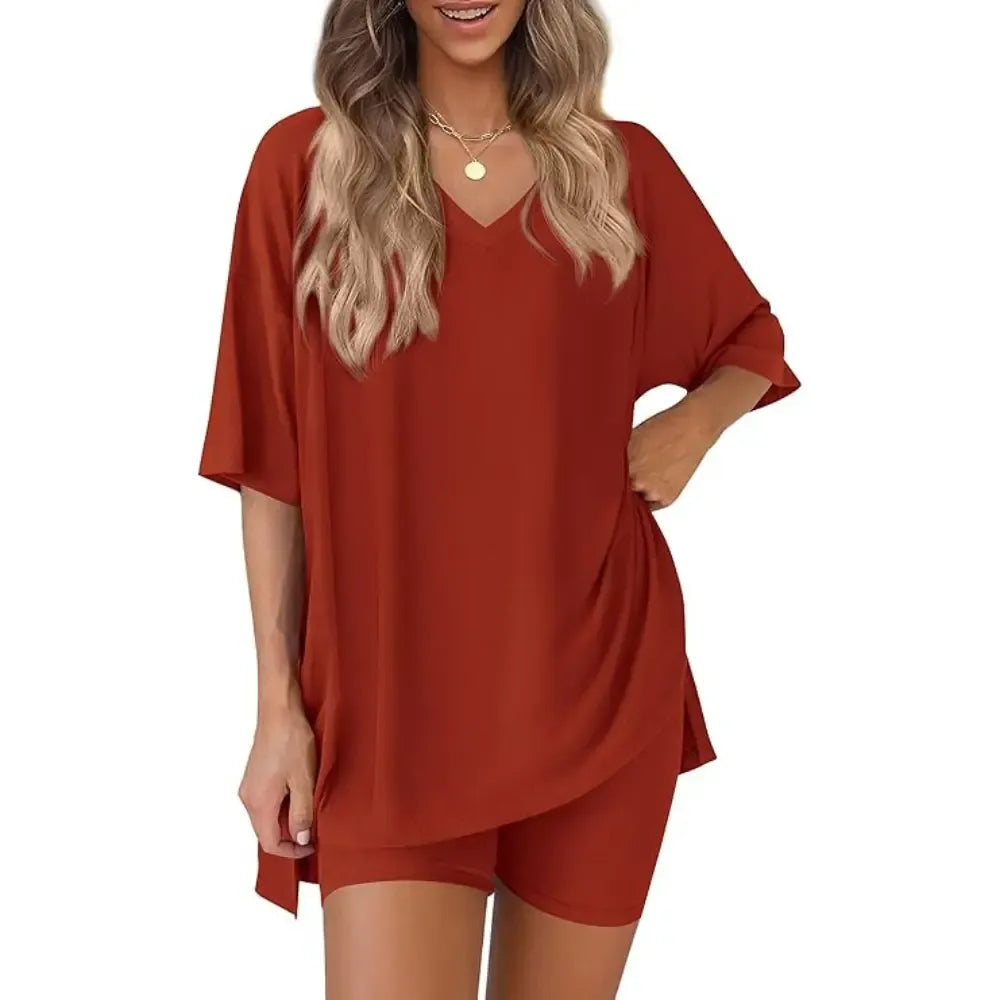Women'S Summer Casual Loose Two-Piece Set