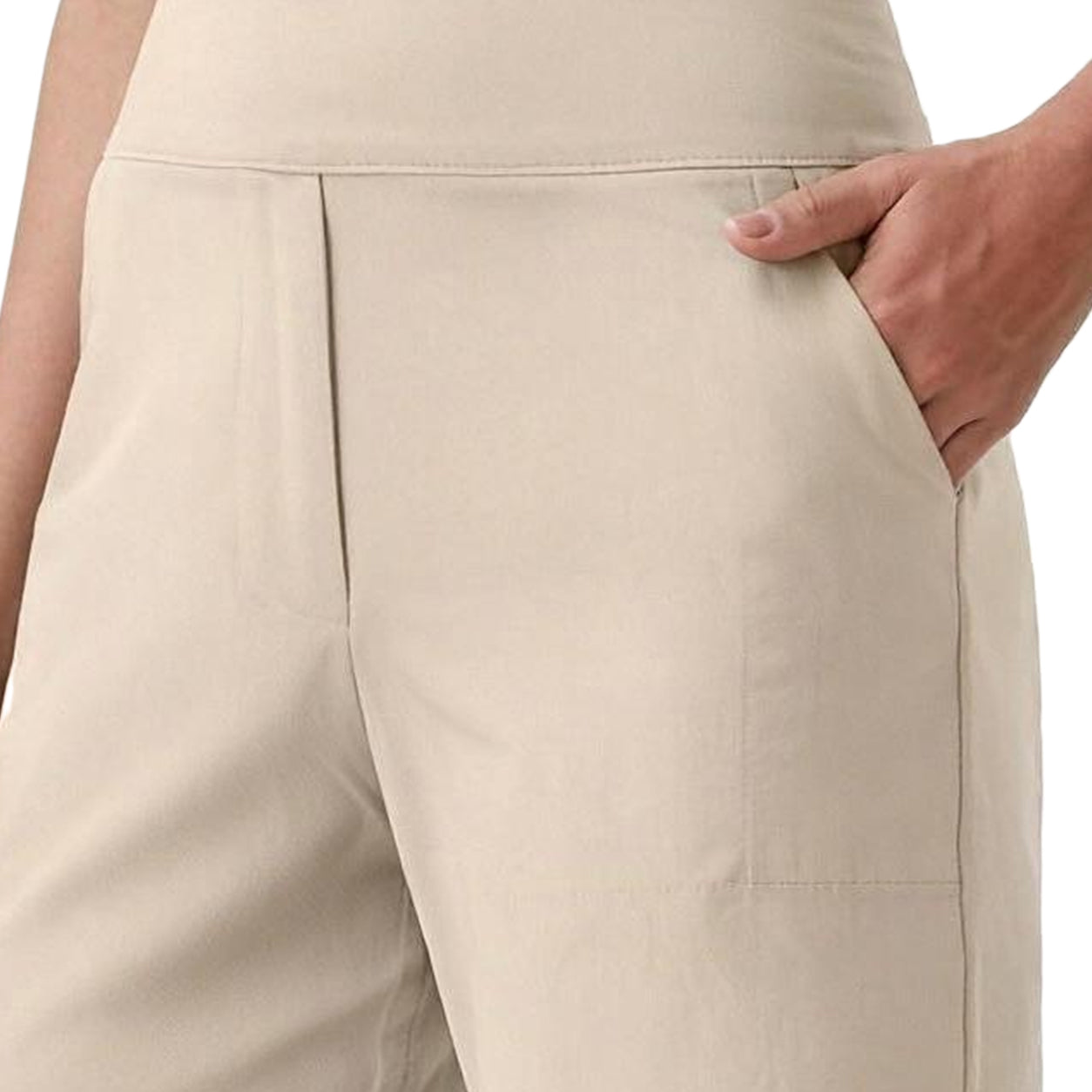 🔥 Women's High-Waisted Bermuda Shorts with Pockets – No Ride-Up, No Chafing, All-Day Comfort