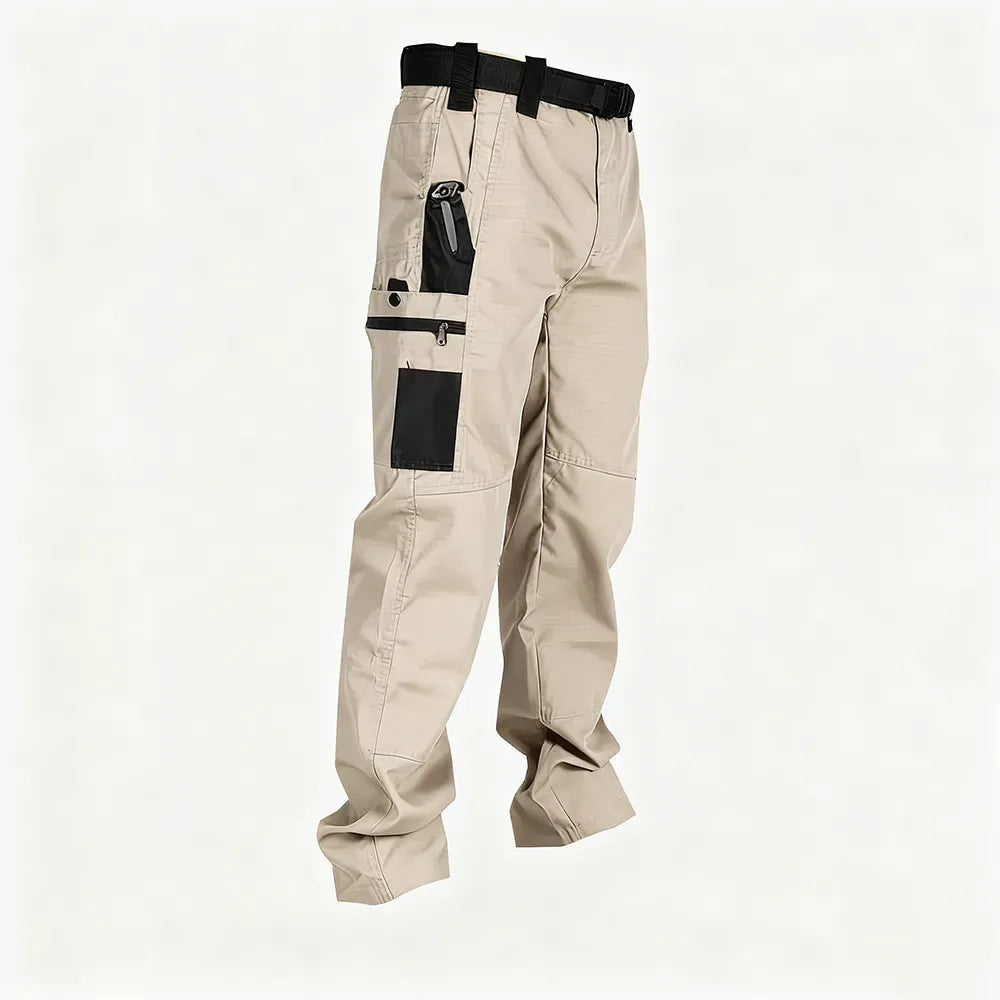 Men's Solid Color Tactical Work Pants