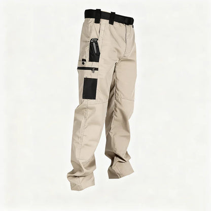 Men's Solid Color Tactical Work Pants