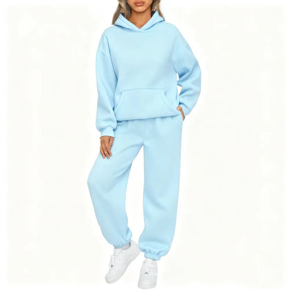 Womens 2 Piece Outfits Lounge Hoodie Sweatsuit