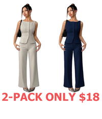 2-Pack (Khaki,Navy Blue)