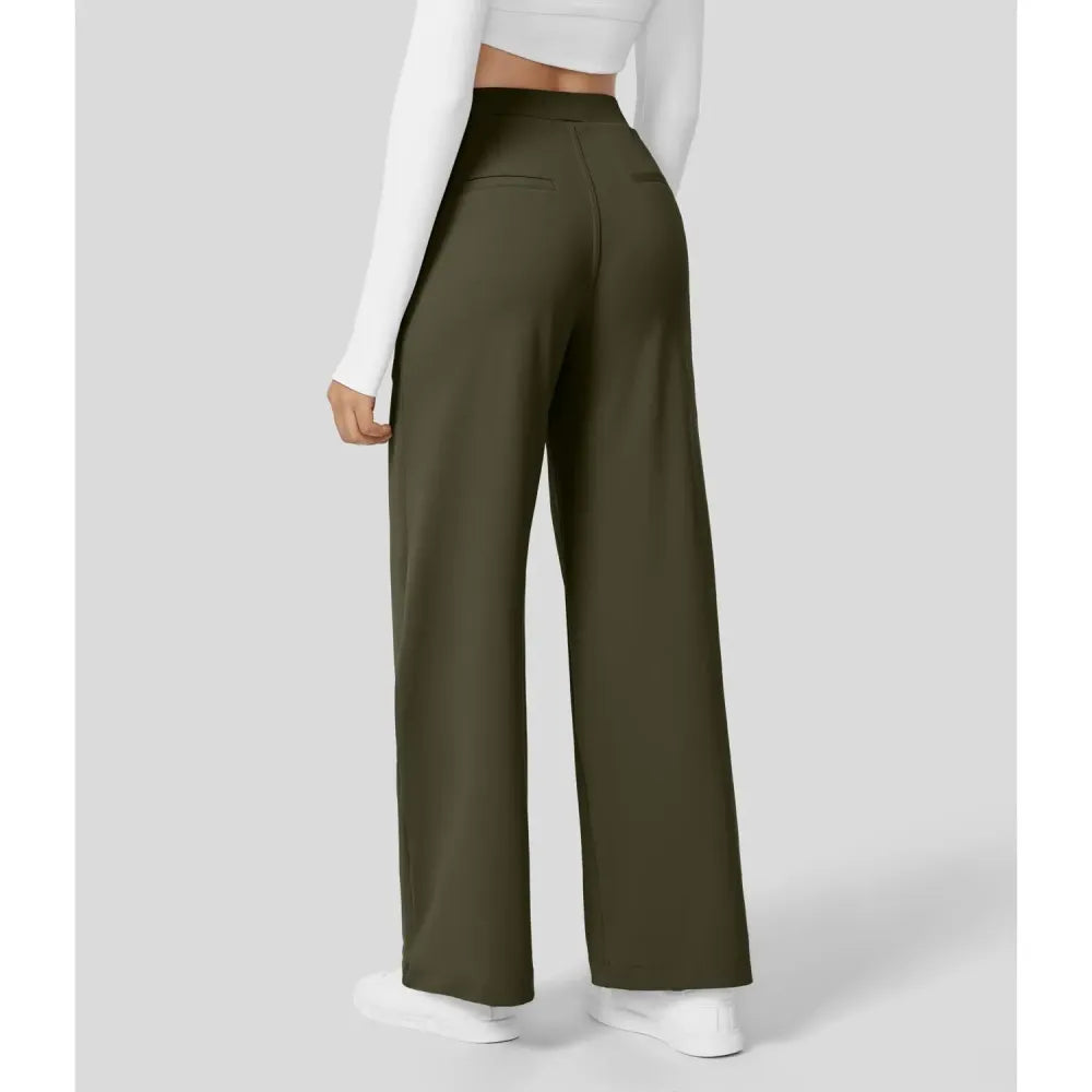 Flex DayStretch High Waisted Pocket Straight Leg Work Pants