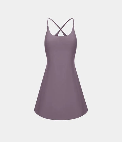 Plush Backless Active Dress-Easy Peezy