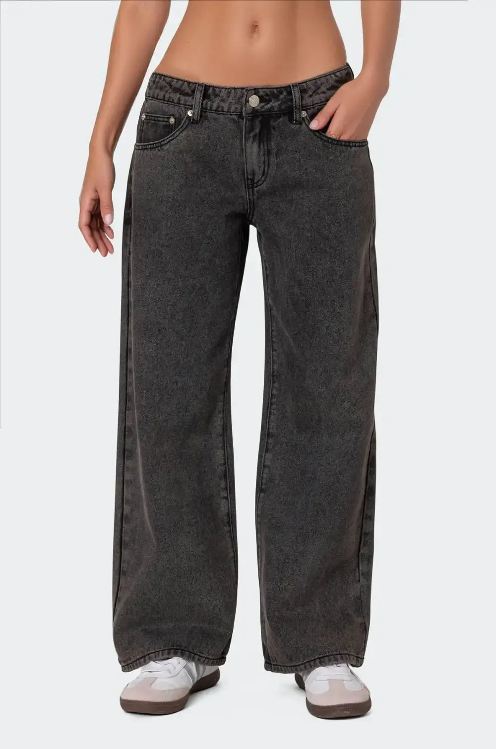 ⚡Last day only $29.9🔥 Raelynn Washed Low Rise Baggy Jeans
