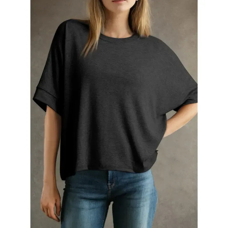 Women's Basic Tee Comfortable Soft Fit