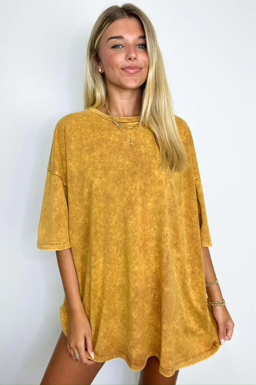 Weekend Awaits Mineral Wash Oversized Top - BACK IN STOCK