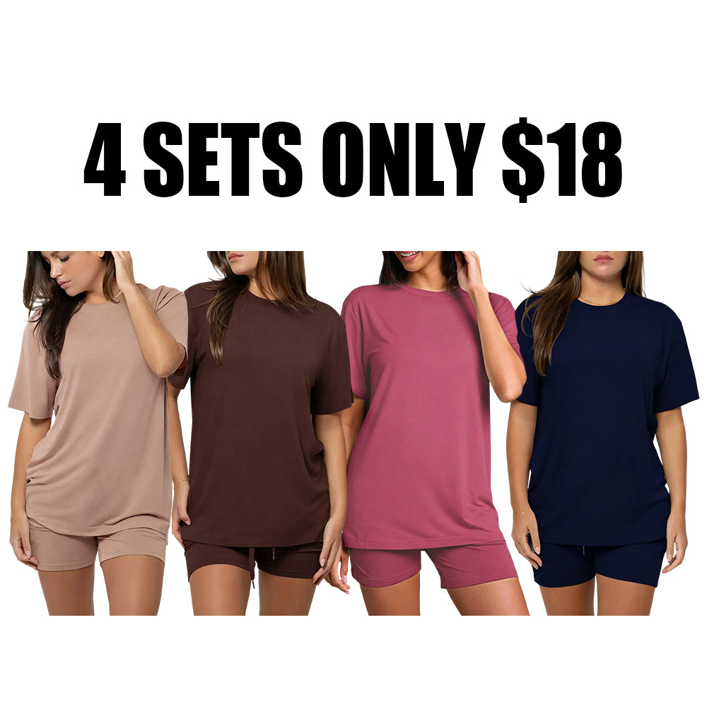 🔥Women's Cloud T-shirt Set-🔥8-Pack - All Colors Included