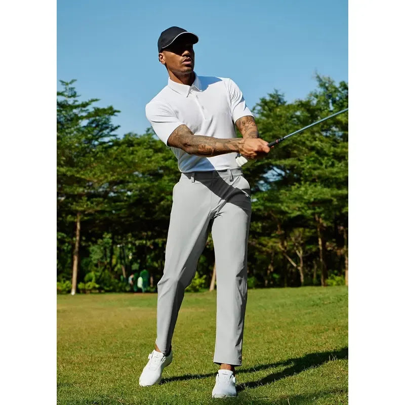 Men's Golf Stretch Straight Leg Pants