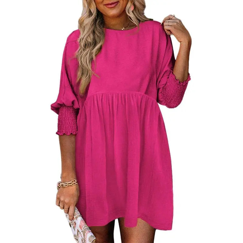 Women's Black Summer Tunic Dress