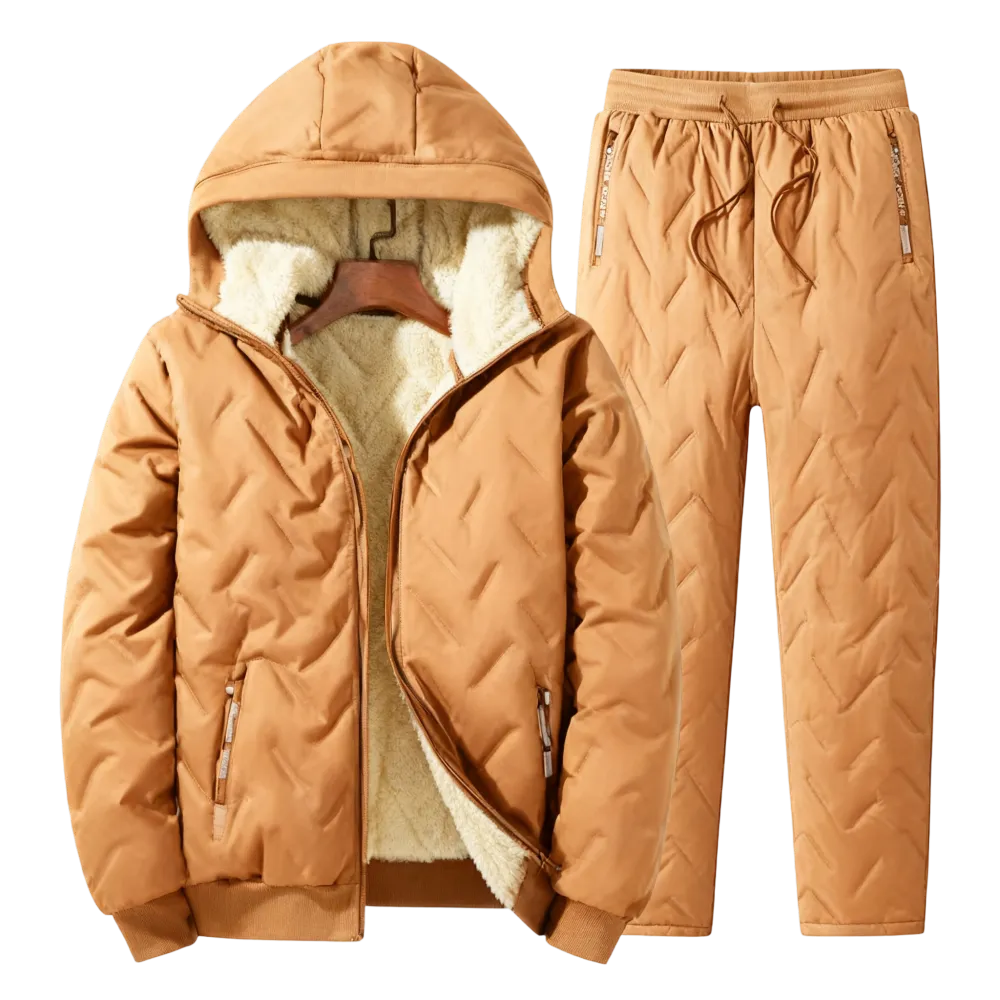 Men’s Autumn Winter Fleece Thickened Set