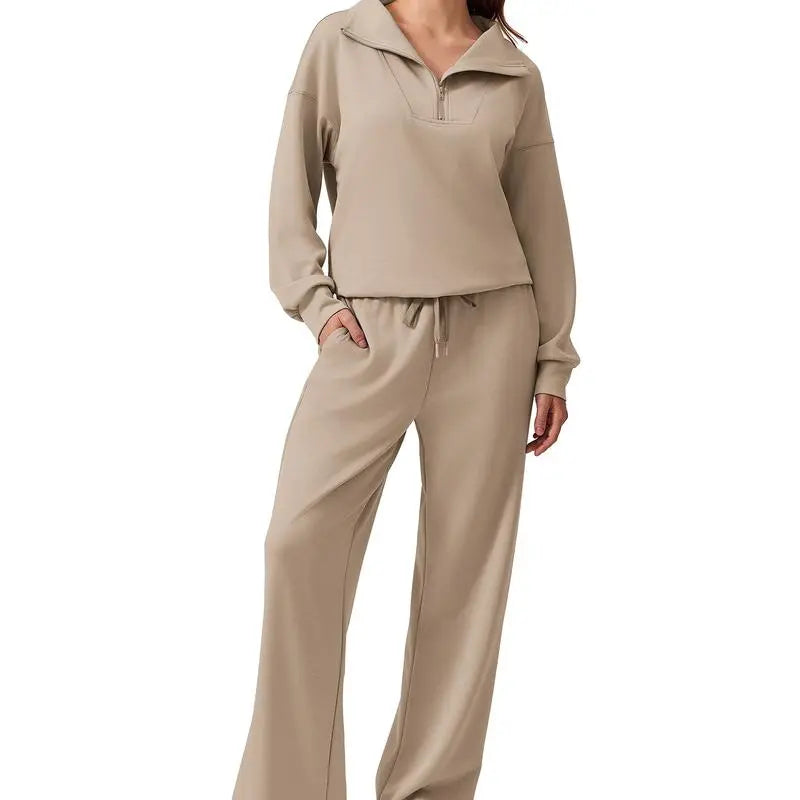 Women's Two-Piece Sports Set Long-Sleeved