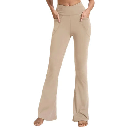 Women's High Waisted Flare Leggings