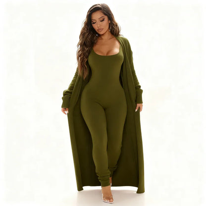 Cozy 2 Piece Ensemble Jumpsuit Sta
