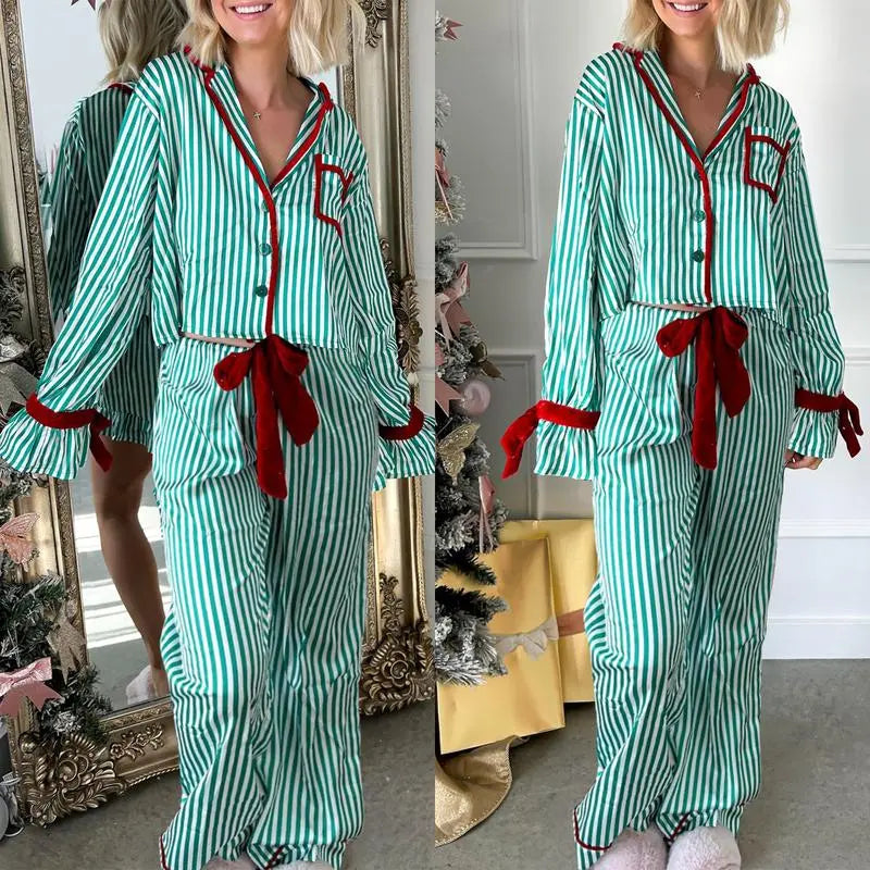 Striped Pajama Set