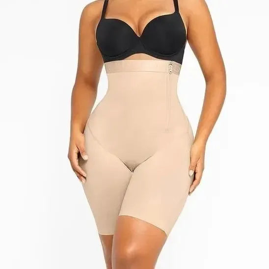 Shaping High-Rise Shorts Tummy Tucking Butt Lift