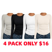 4-Pack (Almond+Black+White+Beige)