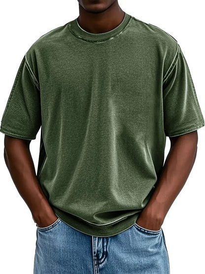 Independence Day Sale⚡10 Packs for $34.99⚡ -Fashion Washed Retro Round Neck Short-sleeved T-shirt(Unisex)