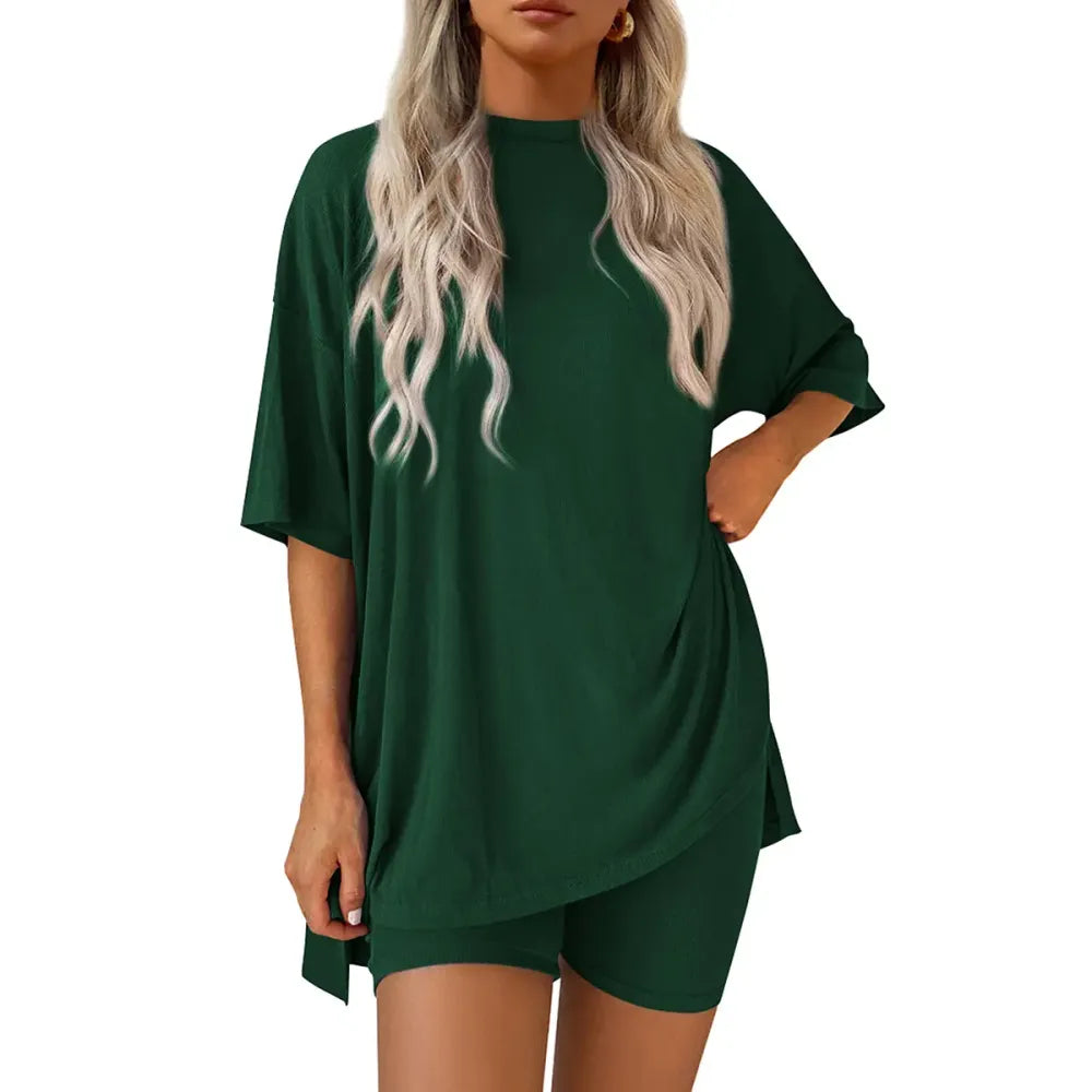 Women'S Summer Casual Loose Two-Piece Set