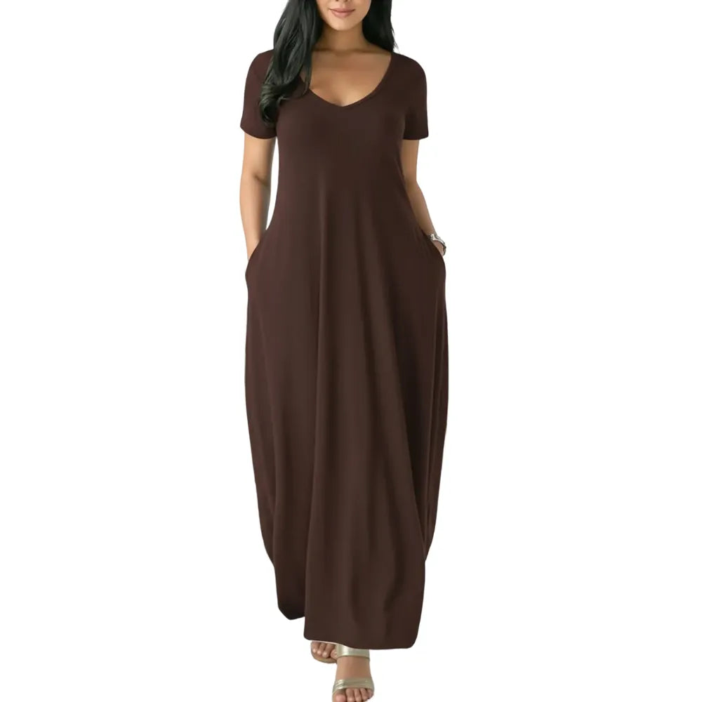 Women's Long Fitted Dress