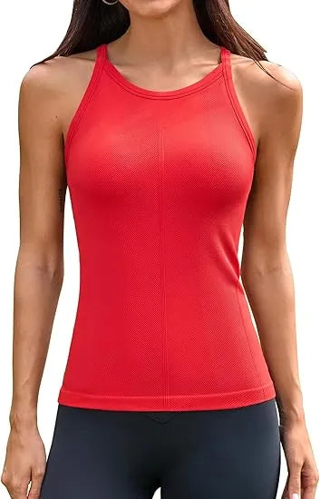 Women'S Sports Vest With Built-In Bra