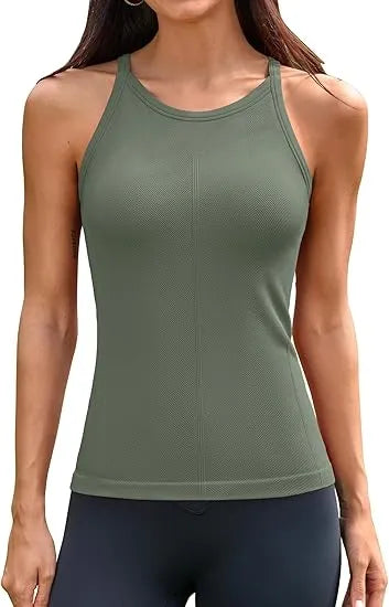 Women'S Sports Vest With Built-In Bra