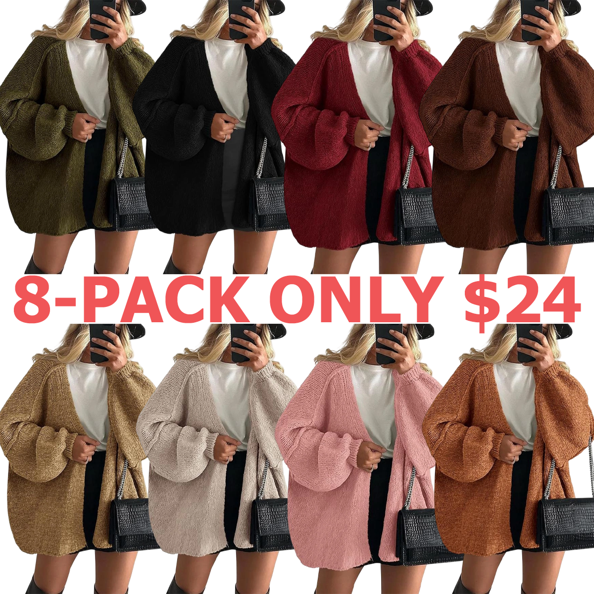 Women's Oversized Cardigan Sweater