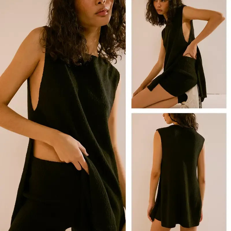 Women's 2 Piece Summer Knit Sweater Set