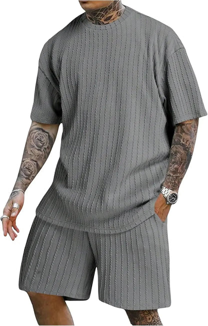 💝Last day promotion! Men's two-piece textured suit