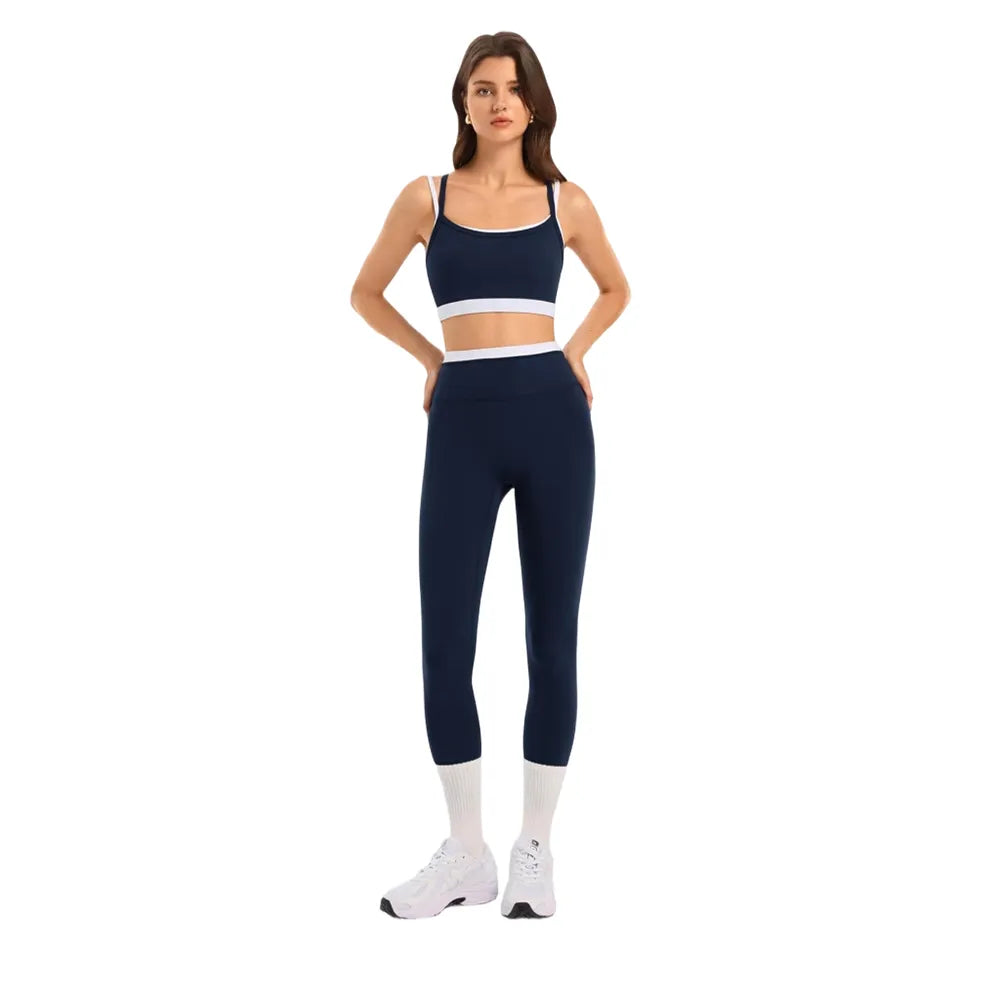 Seamless Leggings & Sports Bra Set with Padded