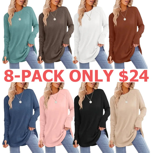 Womens Tunic Tops to Wear with Leggings Long