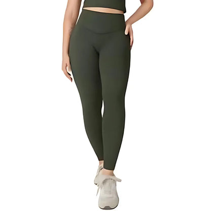 Women's 8-Piece Set High-Waisted Seam Sports Leggings