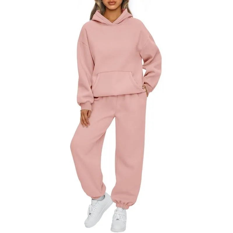 Womens 2 Piece Outfits Lounge Hoodie Sweatsuit