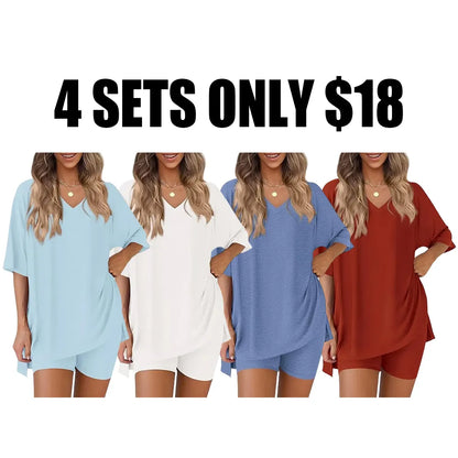 Women'S Summer Casual Loose Two-Piece Set