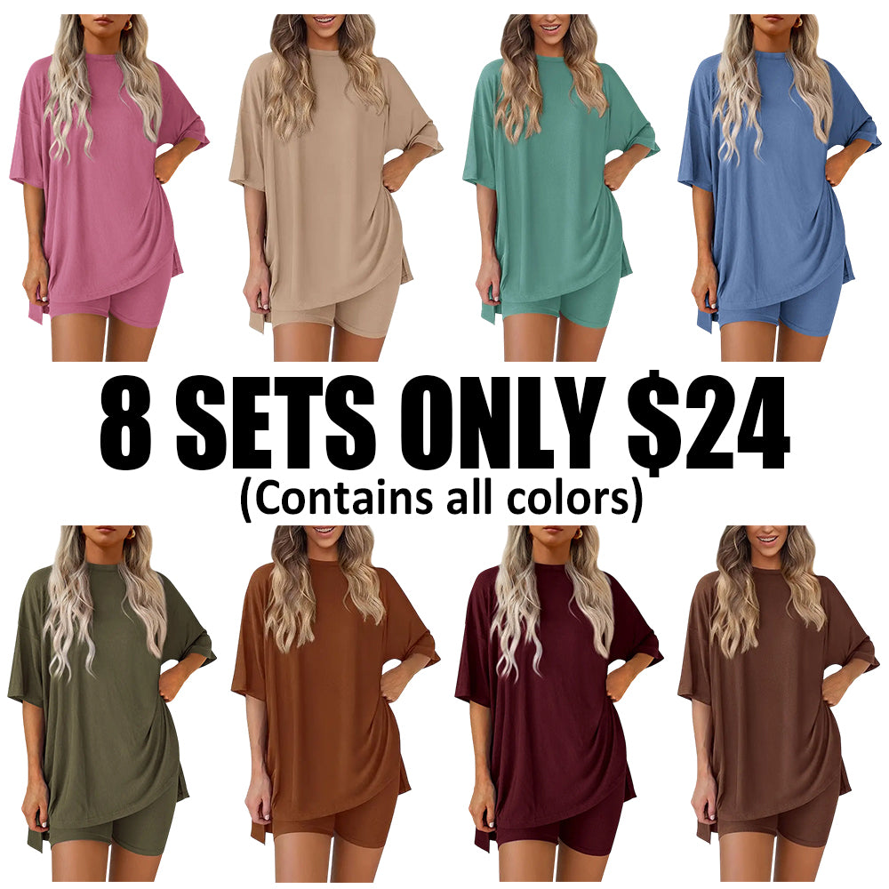 Women'S Summer Casual Loose Two-Piece Set