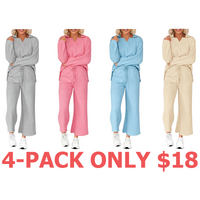 4-Pack (Light Grey,Pink,Light Blue,Beige)
