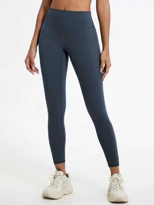 Women's Solid Color Sports Leggings