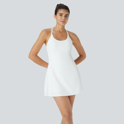Softlyzero Plush Backless Active Dress-Easy Peezy