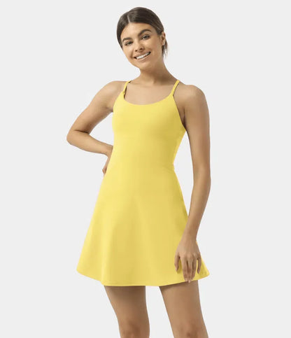 Plush Backless Active Dress-Easy Peezy